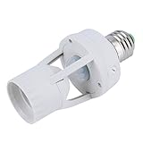OUTAD E27 Light Lamp Holder Switch Ajustable 360 Degree Infrared Motion PIR Sensor Automatic LED Light Lamp E27 Socket