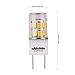 ChiChinLighting 5-pack LED G8 led bulb Warm White 3000K 35mm LED G8 Base T4 20w 120v Xenon LED Replacement 220lm Tower Type 360° Beam Angle Ceramic G8 JCD LED Halogen Replacement Bulb