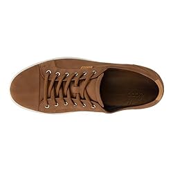 ECCO Men's Soft 7 Sneaker, Camel Nubuck/Lion, 12-12.5