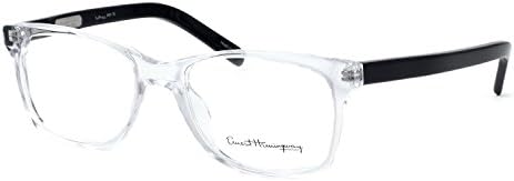 Ernest Hemingway Optical Designer Reading Glasses 4641, Black-Crystal +3.00