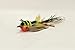 Litterboy Cat Toys Yellow Striped Flyer Bird Attachment - Fits Popular Wand Toys