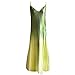 Women Spaghetti Strap Shift Dress | Ladies Fashion V Neck Dye Gradient Ramp Flare Swing Maxi Dresses | Loose Comfy Cami Dressthumb 1