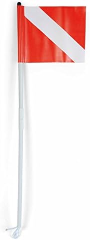 BESTDIVERS Best Divers Removable Flagpole with Elastic Codline, 80 cm