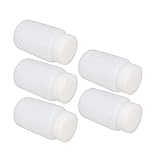 Heyiarbeit 5Pcs Wide Mouth Plastic Bottles