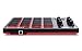 Akai Professional MPD218 | MIDI Drum Pad Controller with Akai MPK Mini MKII | 25-Key Portable USB MIDI Keyboard (Red Black) + Pedal & USB Cable - Top Value Bundle