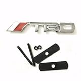 Exotic store T-TGS REPLACEMENT 3D Chrome Metal (Not Plastic) TRD Fit For Toyota Fj Cruiser, Supercharger, Tundra, Tacoma, 4 Runner Front Grille Grill TRD Badge Emblem JDM