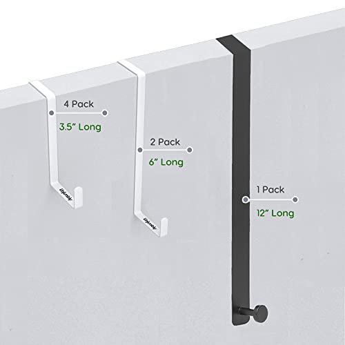 Unjumbly 4 Pack Over The Door Hooks Fitting Door Width Between 1 3/8