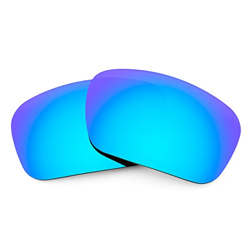 Revant Replacement Lenses for Oakley Badman Polarized Ice Blue MirrorShield