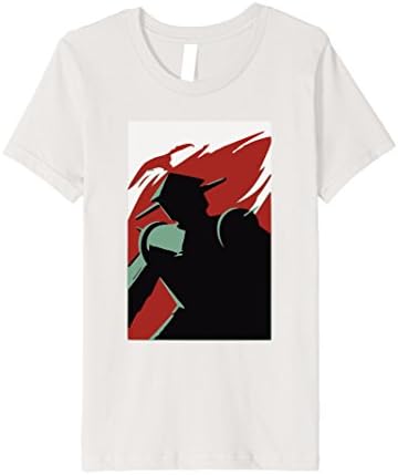 Kids Metal Robot Retro Tshirt Design 4 Silver