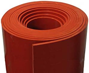 Silicone 1/8" (0.125") Thick 12" x 12" Solid Silicone Sheet, 2-Pack.