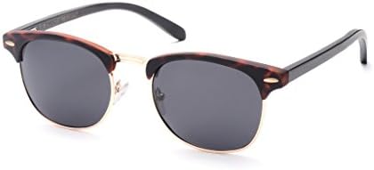 SKADINO Bamboo Wood Tortoise shell Sunglasses for Women&amp;Men with Polarized Lens S1059C11