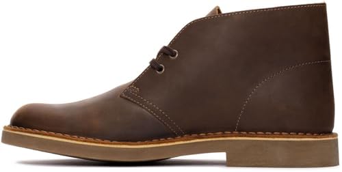 NEW Clarks Brown Chukka Boots Leather Minimalist Design size 11 1/2 Clarks Brown Leather Desert Chukka Ankle Boot Men main image 3