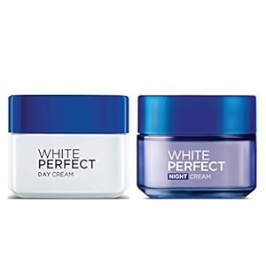 L’Oreal Paris White Perfect Day and Night Cream Combo, 100 ml (50ml + 50 ml)