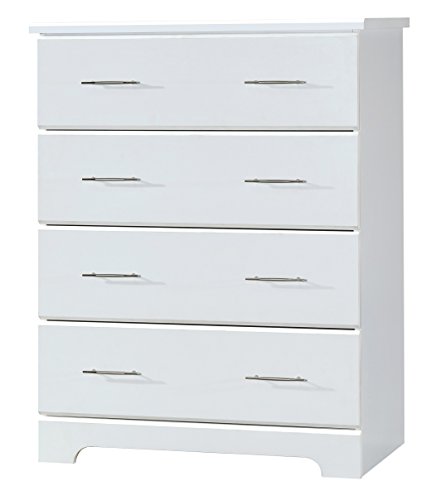Storkcraft Brookside 4 Drawer Chest White Kids Bedroom Dresser