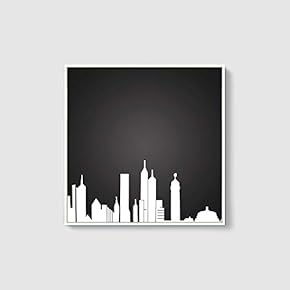 Framed Canvas Wall Art for Living Room, Bedroom Abstract Trees Canvas Prints for Home Decoration Ready to Hang - 16x16 inches