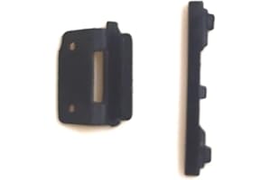 XINJUNKENG Power On Off Button + Volume Button Side Button Replacement Repair Part for Google Pixel 3A Pixel3A (Black)