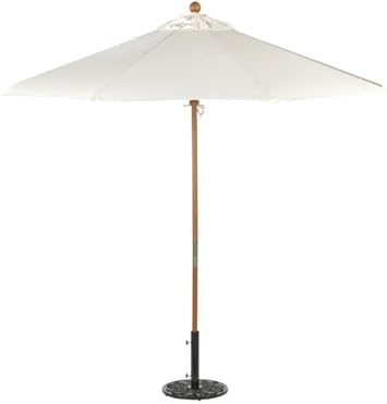 Amazon Com Oxford Garden Sunbrella 9 Foot Market Umbrella Natural Patio Umbrellas Garden Outdoor