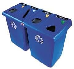 RCP1792372 - Plastic - Rubbermaid Commercial Glutton Recycling Station - Each