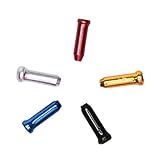 Ioffersuper Metal Bike Brake Gear Cable Wire Outer End Caps Crimps Tips Ferrules