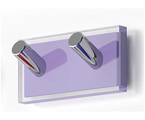 Gedy Hangers, Made of thermoplastic resin, Transparent, Purple, Doble