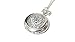 CaseCarnival Tree of Life Ornate Silver Pocket Watch Necklace Chain Pendant - Giving Tree Pocketwatch Charm