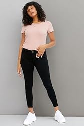 1822 Denim Women's Curvy 28" Butter Skinny Jeans in