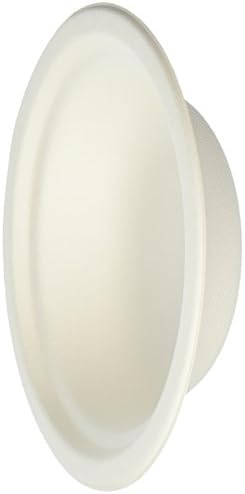 Ecopro EPBW003 Bamboo Fiber Disposable Bowl, 13.5 oz Capacity, 6-1/128" Diameter x 1-19/32" Height (Case of 125)
