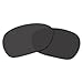 ACOMPATIBLE Replacement Polarized Lenses for Oakley Overtime OO9167 Sunglasses (Blcak)
