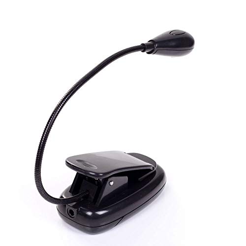 4 LED Clip On Book Light for Reading in Bed or Traveling, Battery Opereated