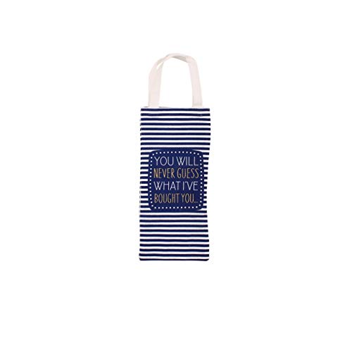 CGB Giftware You Will Never Guess Wine Bottle Bag
