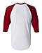 Augusta Men's Baseball Jersey,XL, White/Red