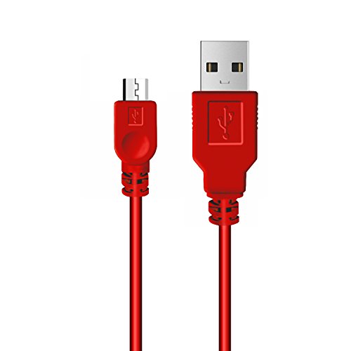 PS4 Controller Charger Charging Cable - 10FT Micro USB High Speed Data Sync Cord for Playstation 4, Xbox One Controller, Bose SoundLink Bluetooth Speaker, Headphones, Camera & Android Phones (2 Pack)