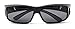 Mr. O Sunglasses Over Glasses for Women and Men Polarized 100% UV Protection (Charcoal, Classic grey)