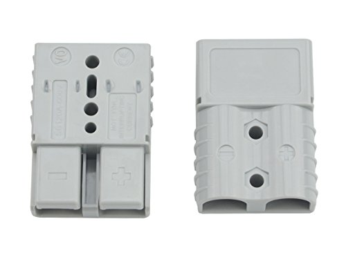 WGCD 120A Battery Quick Disconnect Connector Plug Kit Trailer Winch Connector Grey