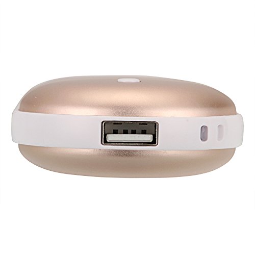 Baisidai Gold Color 5000Mah Portable USB Charger Pocket Electric Hand Warmer Rechargeable Heater (Gold) - Thumbnail 3