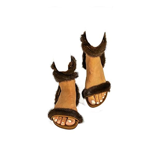 Elisabetta Panerai Sandalen van echt nerts, voor dames en meisjes, luxueus  cadeau-idee.