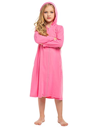 cotton zip up robe