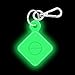Fintie Silicone Case with Carabiner Keychain for Tile Pro (2020 & 2018), Anti-Scratch Lightweight Soft Protective Sleeve Skin Cover, Green- Glow in The Dark