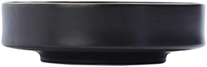 YHY Vintage Chinese Style Soup Bowl Fruit Bowl Commercial 8 inches Black (Color : 6912001000)