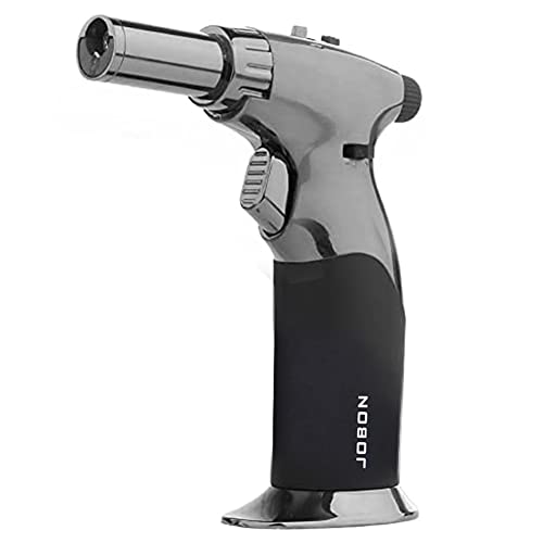 DUAL Flame Style Butane Torch Triple Adjustable Flame Size Torch