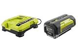 Factory Reconditioned OP4026 40 Volt Lithium-Ion Battery / OP401 40 Volt Charger Bundle (Renewed)