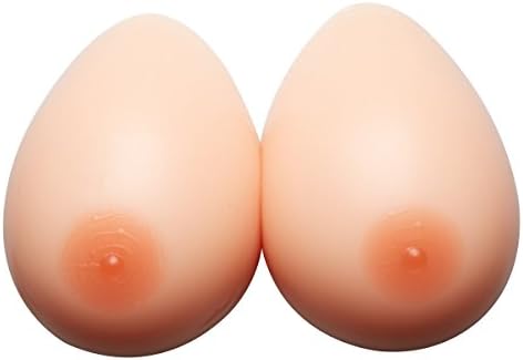 Misby Silicone Breast Forms,Medical Grade Fake Boobs B Cup 600g/pair/Fits 38B/40A