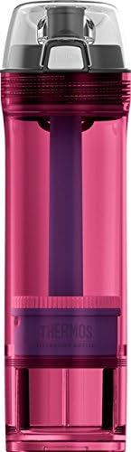 Thermos NSF/ANSI 53 Certified 22 Ounce Tritan Water Filtration Bottle, Pink