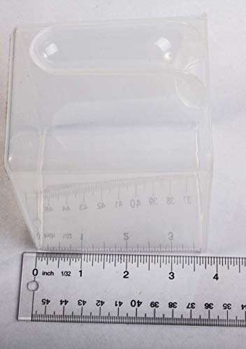 Omega 8006 Juicer Replacement Bowl Set - Pulp and Juice Collection Plastic Clear Containers Cup (1 Recatngle Bowl)
