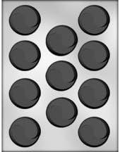 3 Pack, 1-5/8" Ying Yang Choc Mold