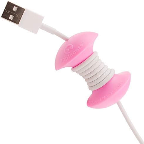 Applecore Pack of 3 Light Pink Cable Organizer is the Solution to Your Cable Man