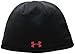 Under Armour Men's ColdGear Reactor Elements Beanie, Black (002)/Red, One Size Fits All
