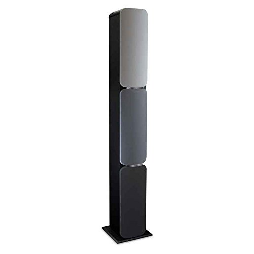 Metronic 477092 Colonne Bluetooth Nuances de Grey 240 W avec USB Play & Charge / Radio FM / Réglage des basses