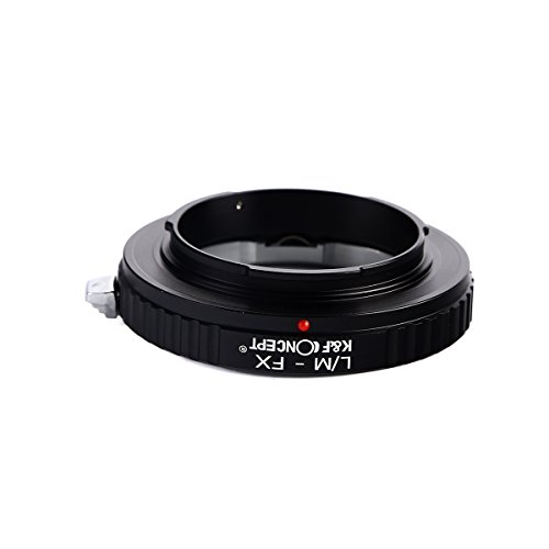 K&F CONCEPT Adaptateur Monture Objectif pour Monter Objectif Leica M LM L M à Caméra Fujifilm FX comme X-Pro1 en Métal - Image 3