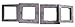 NextStone Slatestone Post Cover Converter Kit (4 Rings)